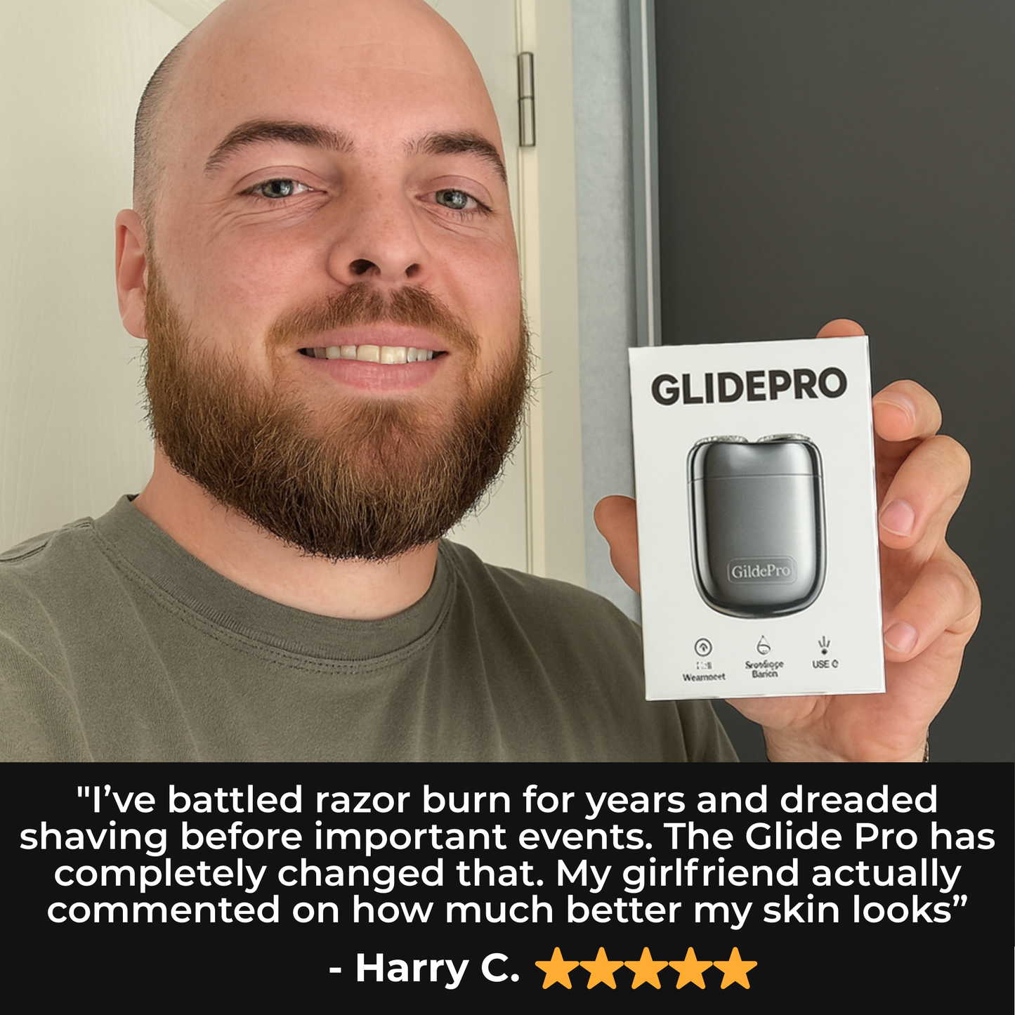 GlidePro - Precision Shaver With SafeEdge™ Technology